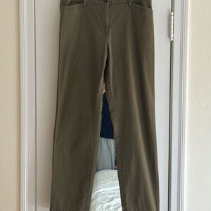 Talbots Women’s Olive Chinos